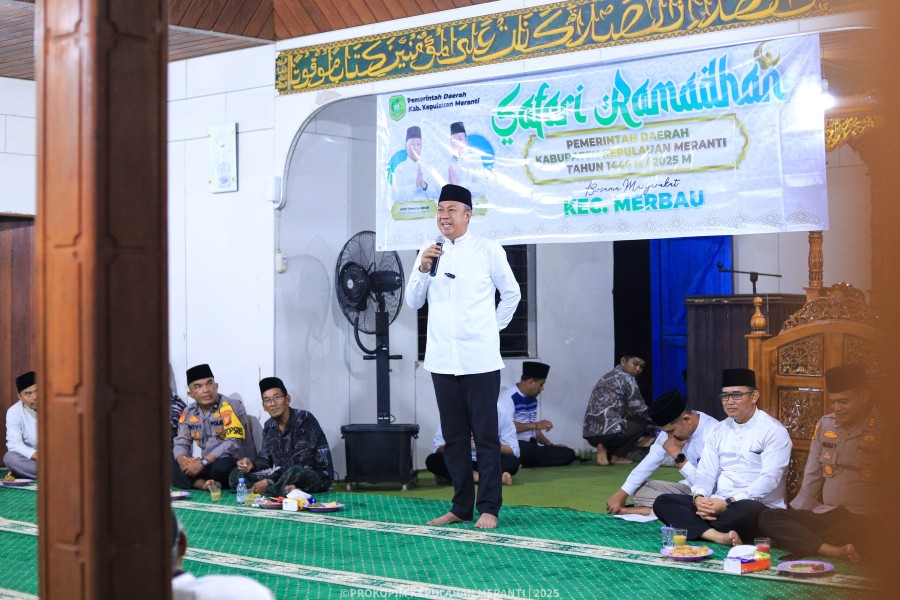 Wakil Bupati Muzamil Baharudin Safari Ramadhan di Desa Bagan Melibur Kecamatan Merbau