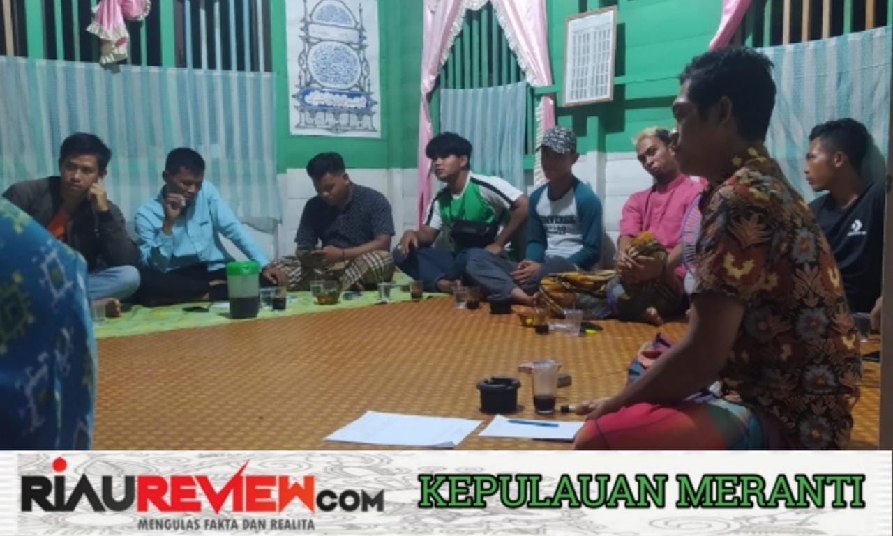 Semangat Untuk Membangun Desa, Karang Taruna Tanjung Darul Takzim Melaksanakan Rapat