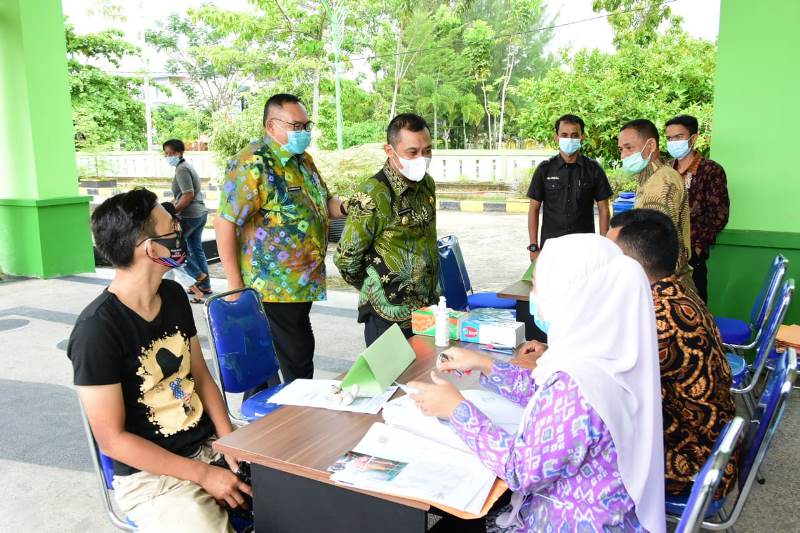 Bagus Santoso Sidak Kantor Dinas Koperasi dan UMKM Bengkalis