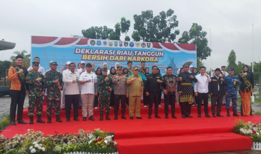 Riau Nyatakan Perang terhadap Narkoba, Satgas Terpadu Dikerahkan Serentak