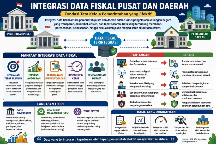 Integrasi Data Fiskal Pusat dan Daerah: Fondasi Tata Kelola Pemerintahan yang Efektif