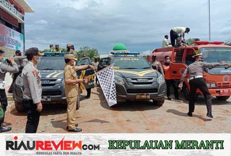 Wabup Asmar Pimpin Apel Penyemprotan Disenfektan
