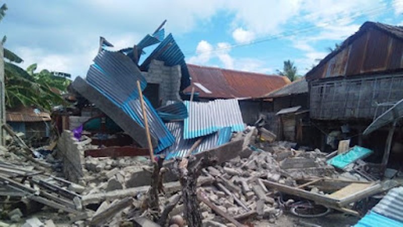 Rumah-Bangunan Sekolah di Pulau Jampea Selayar Roboh Akibat Gempa di NTT