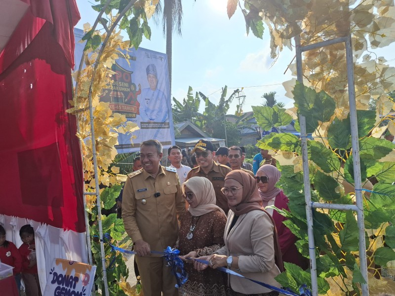 Wabup Meranti Muzamil Buka Secara Resmi Expo Desa Sempena HUT Ke-45 Desa Bagan Melibur