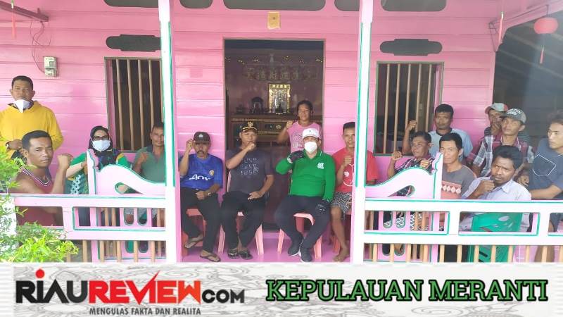 Bupati Meranti Lakukan Monev dan Silahturahmi Ke Warga Pulau Merbau dan Tasik Putri Puyu