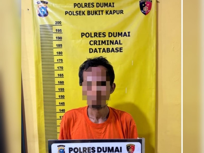 Residivis Ditangkap Usai Diduga Bobol Toko Buku di Dumai