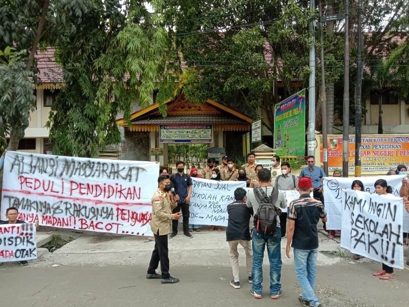AMPP Minta Pemko Pekanbaru Tidak Alih Fungsikan SDN 01 Menjadi Pasar