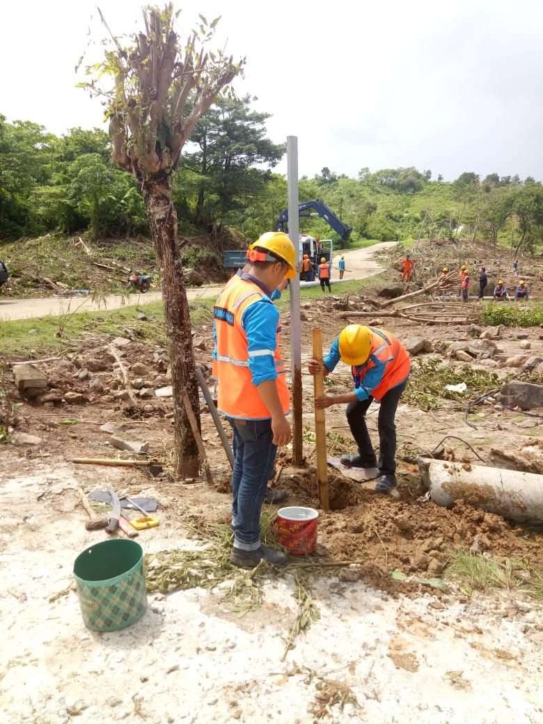 Pulihkan Kelistrikan Pasca Tsunami, PLN Kerja 24 Jam
