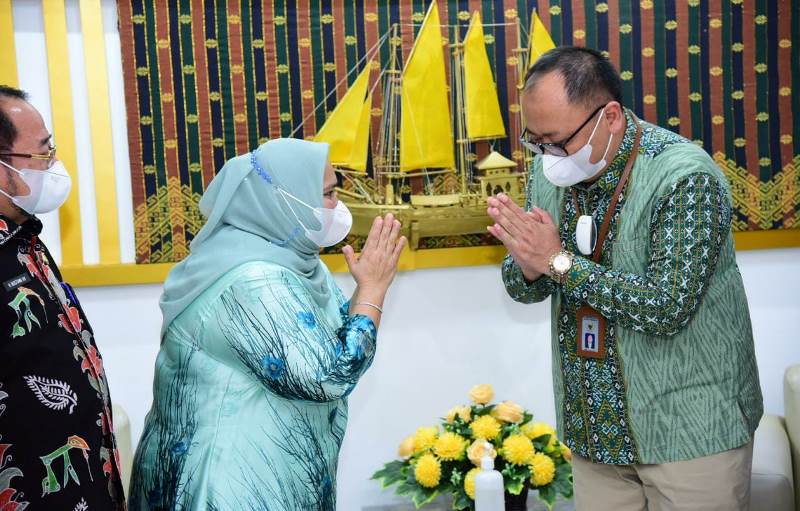 Bupati Kasmarni Silaturrahmi dengan BPK-RI Perwakilan Riau
