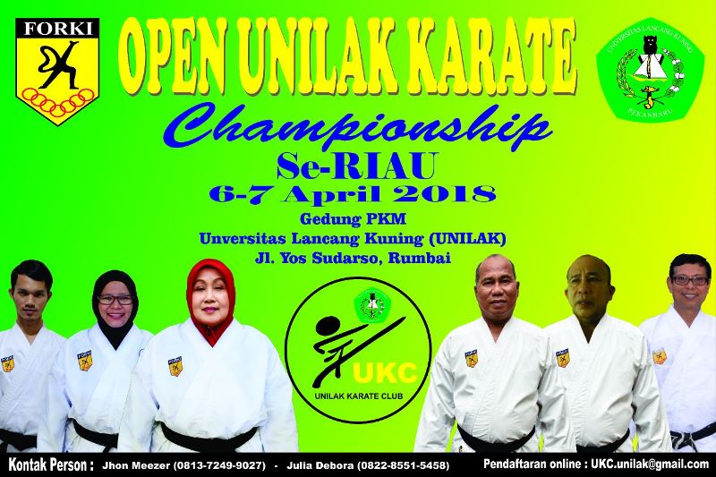 Segera Daftar, Unilak Karate Championship Bertabur Hadiah