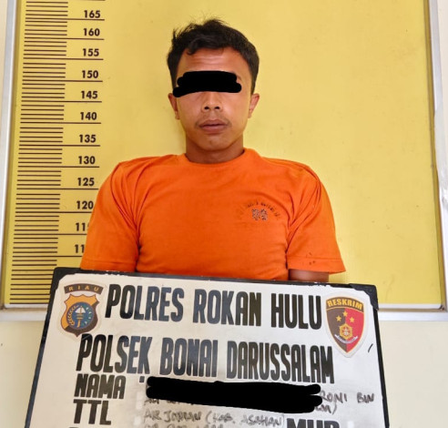 Polsek Bonai Darusalam Tangkap Pelaku Persetubuhan Anak di Bawah Umur