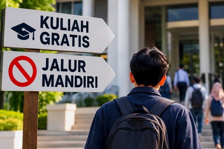 Janji Prabowo Kuliah Gratis di Kampus Negeri, Jalur Mandiri Dihapus?