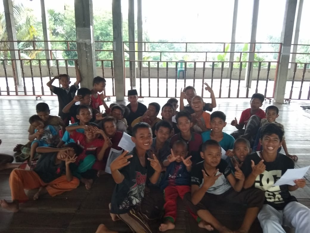 Sosialisasi Bank Sampah di Panti Asuhan Alhasanah Desa Pandau Jaya Kecamatan Siak Hulu