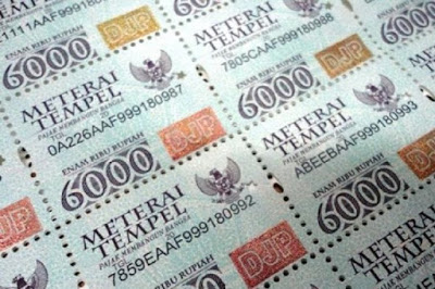 Sah, Mulai Tahun Depan Tarif Materai Jadi Rp 10.000