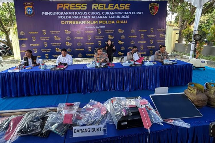 Riau Darurat Begal! 1.333 Kejahatan Jalanan Terbongkar, Ratusan Pelaku Diciduk