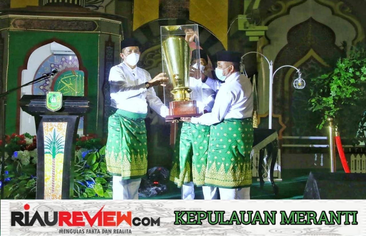 Bupati  Meranti H. Muhammad Adil, Buka MTQ Ke-12 Tingkat Kabupaten  Tahun 2021