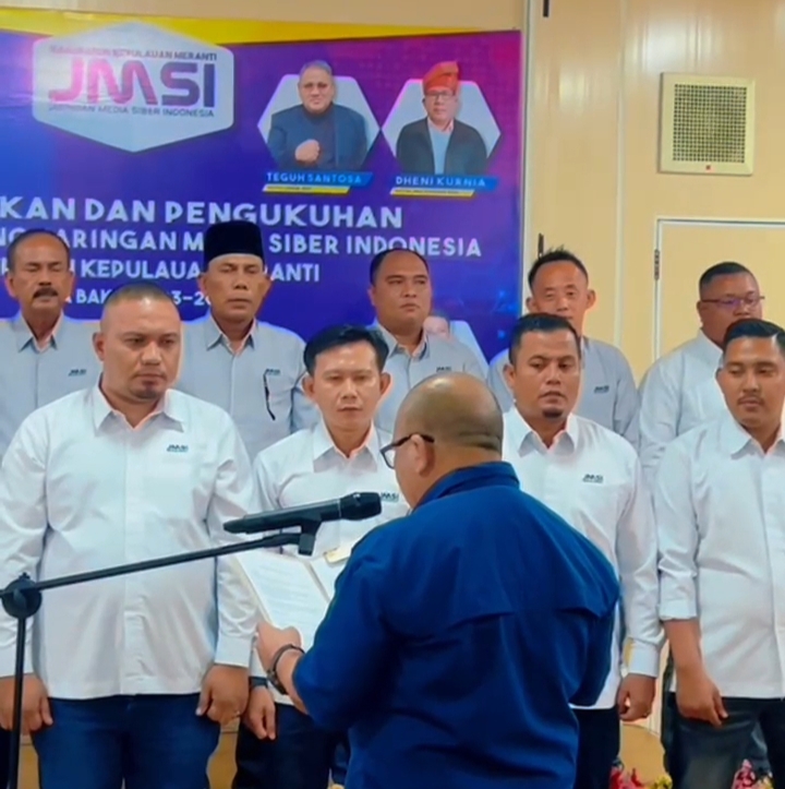 JMSI Kepulauan Meranti Dilantik, Bupati: JMSI Sangat Berperan Ciptakan Ekosistem Pers yang Sehat