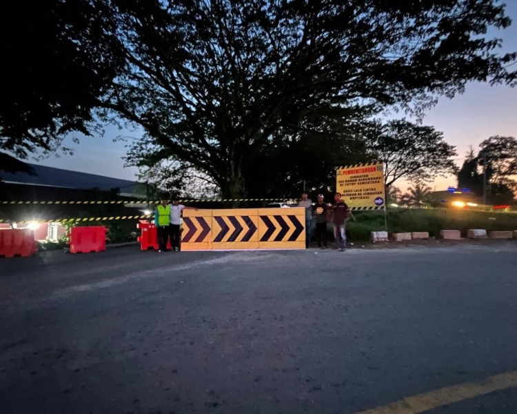 Ada Kerusakan, Jembatan Danau Bingkuang Ditutup Sementara
