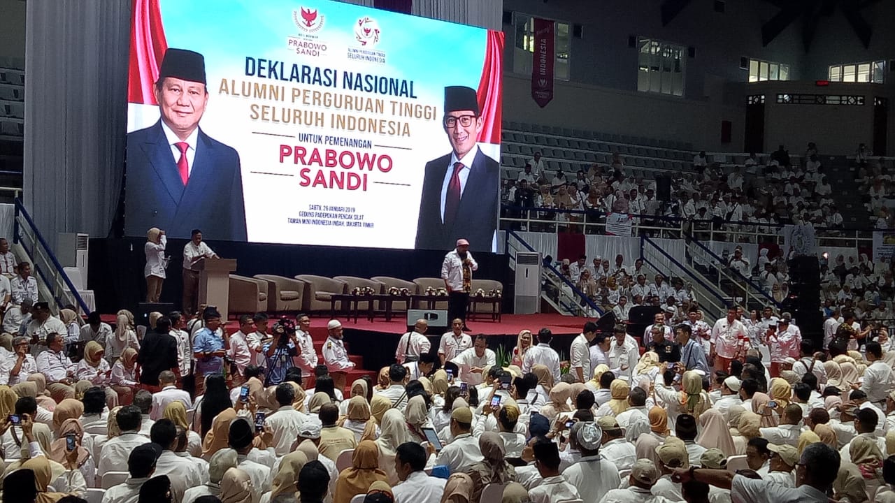 Alumni Perguruan Tinggi Dukung Prabowo, Amien Rais-Rocky Gerung Hadir