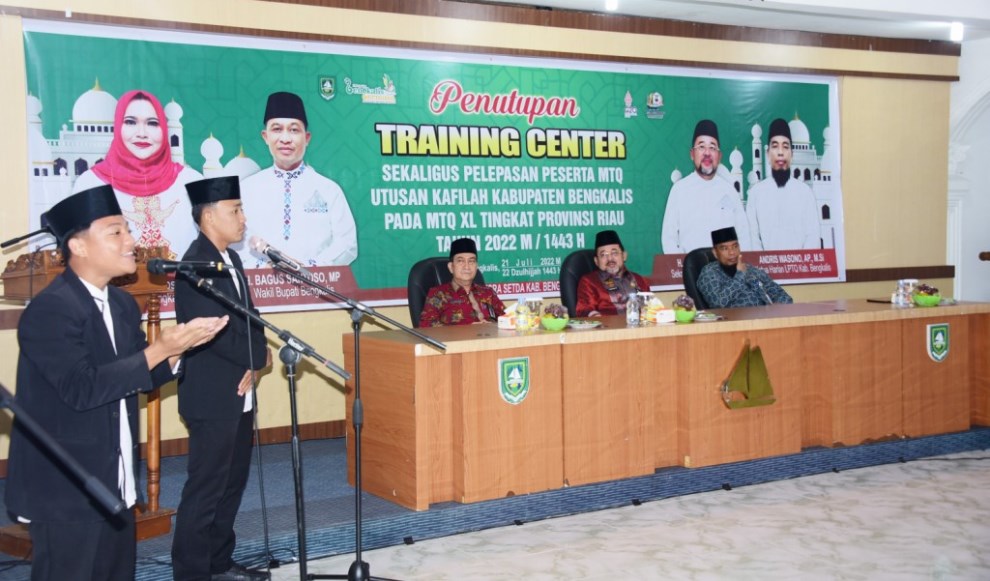 Bupati Bengkalis Tutup Pelaksanaan TC Kafilah MTQ ke-XL Riau