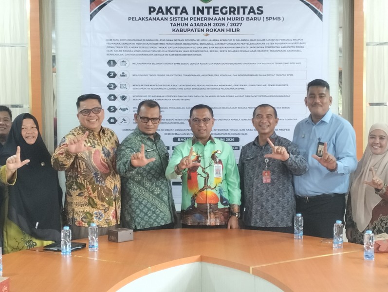 Pemkab Rohil Tegaskan Penerimaan Siswa Baru Harus Bersih dan Transparan