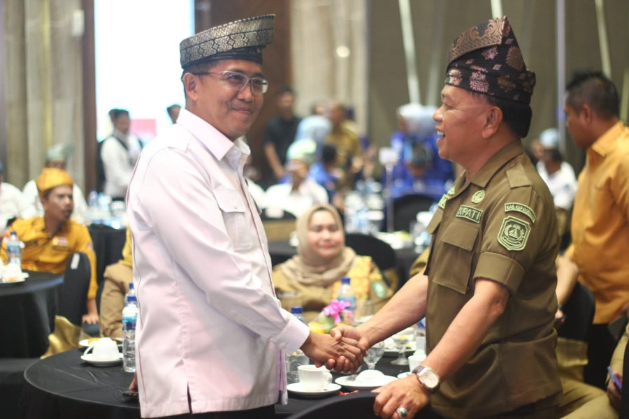 Plt. Bupati Kepulauan Meranti AKBP (Purn) H. Asmar Ikuti Deklarasi Pemilu Damai 2024