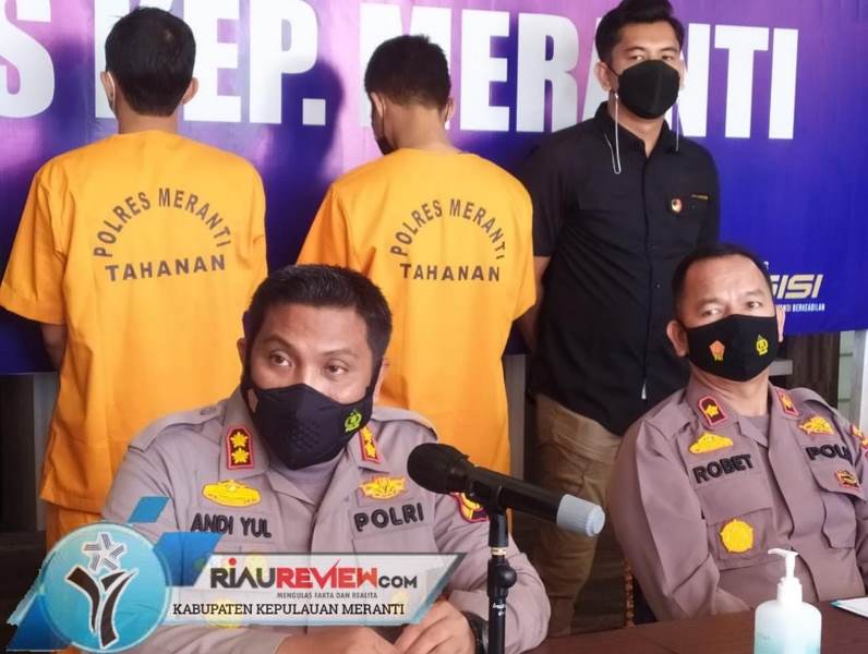 Polres Meranti Ekspos Kasus Dugaan Korupsi Dana Desa Mantan Kades Baran Melintang