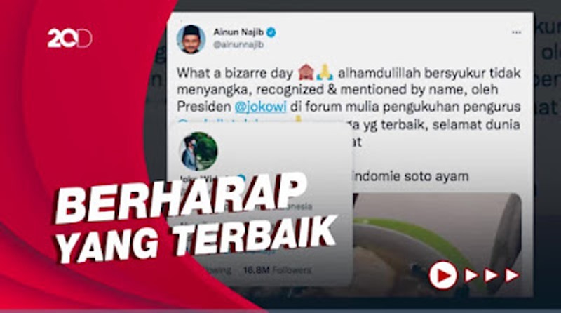 Kaget, Ainun Najib Buka Suara Namanya Disebut Jokowi di Acara PBNU