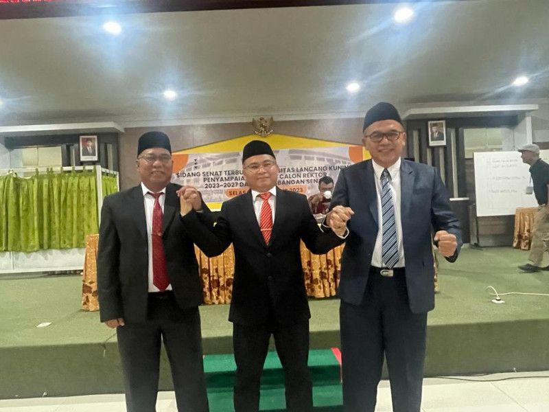 Prof Dr Junaidi SS M Hum Rektor Unilak Terpilih 2023-2027