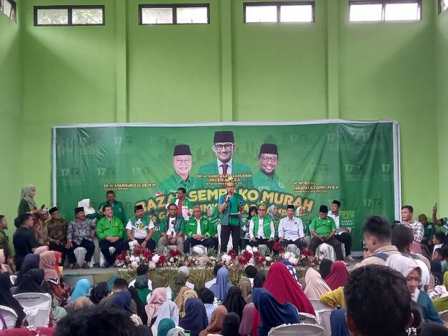 Melawat ke Riau, Sandiaga Uno Kampanyekan PPP di Kampar