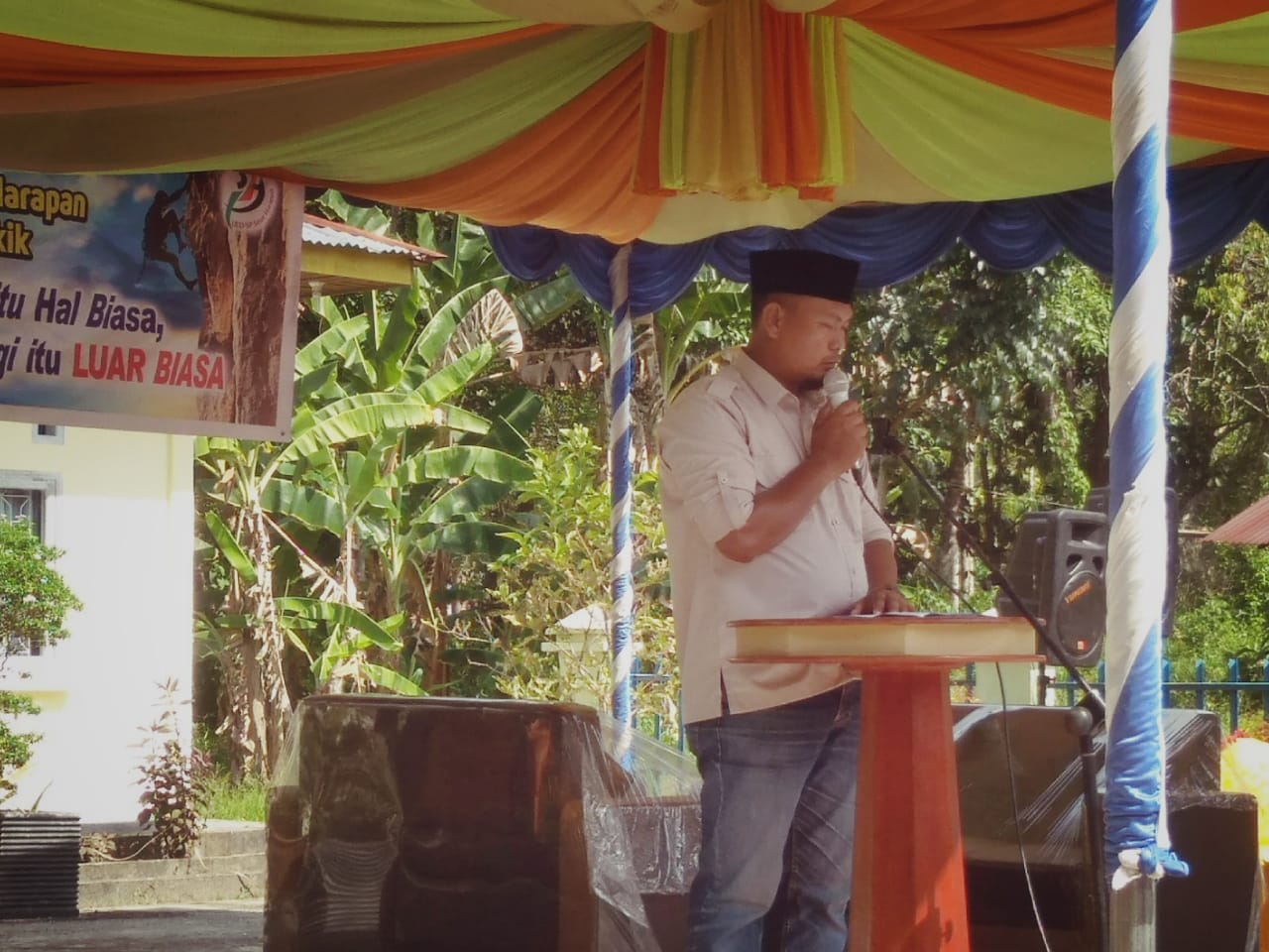 UED-SP Sinar Harapan Salurkan Bantuan ke MTS Nurul Jadid