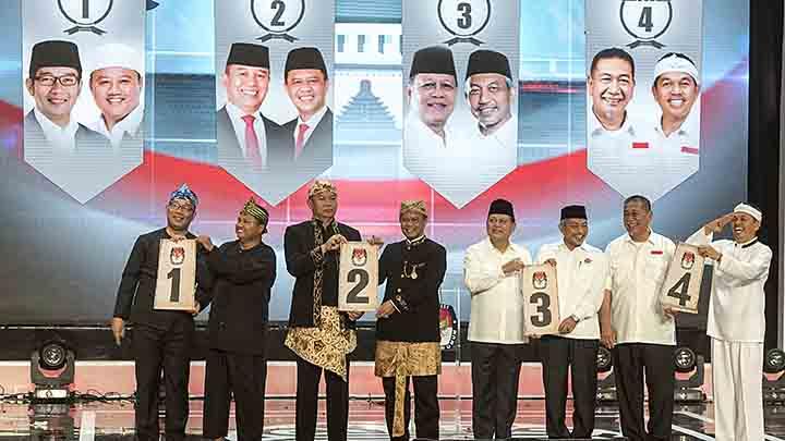 Debat Cagub Jabar Diwarnai Kericuhan