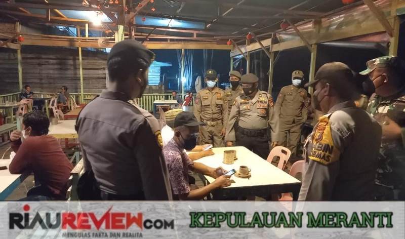 Operasi Yustisi di Kabupaten Epulauan Meranti Sasar Warung Kopi