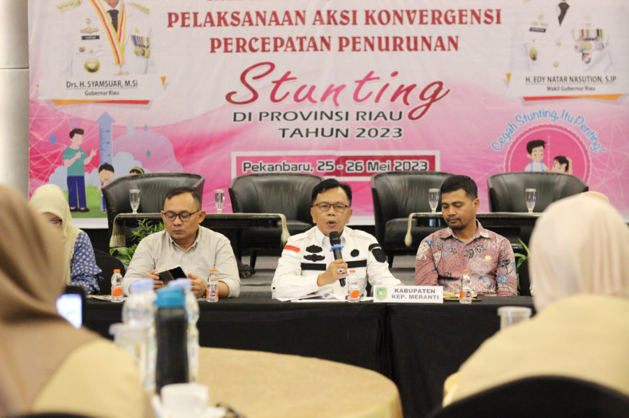 Kepulauan Meranti Raih Peringkat Ketiga Se-Provinsi Riau, PK Stunting Tahun 2023 