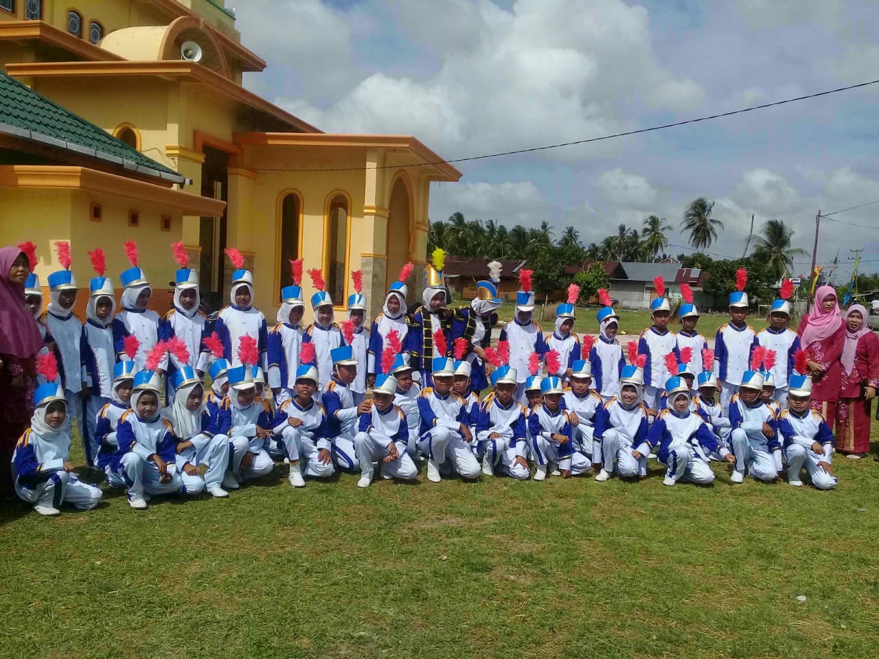 Panitia MTQ Desa Pangkalan Batang dari Remaja Masjid