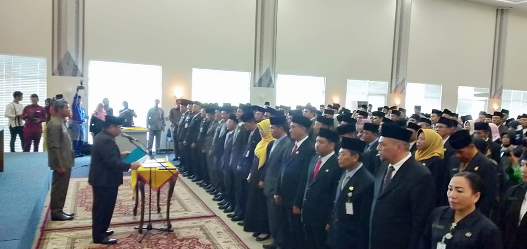 Dari Pelantikan 16 Pejabat PTP Dilingkungan Pemkab Bengkalis