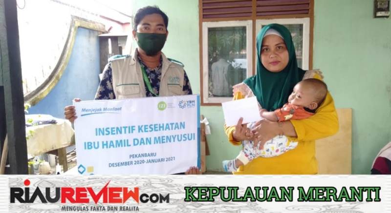 YBM PLN P3BS Bersinergi dengan IZI Riau Memberi Bantuan Insentif Kesehatan Ibu Hamil dan Menyusui