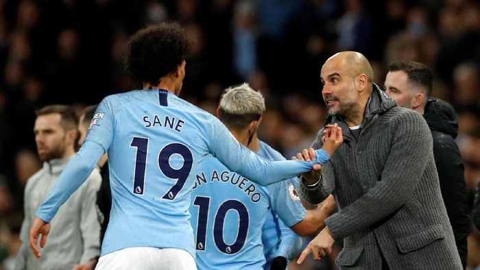 Demi Quadruple, Guardiola Tolak Lepas Sane Musim Depan