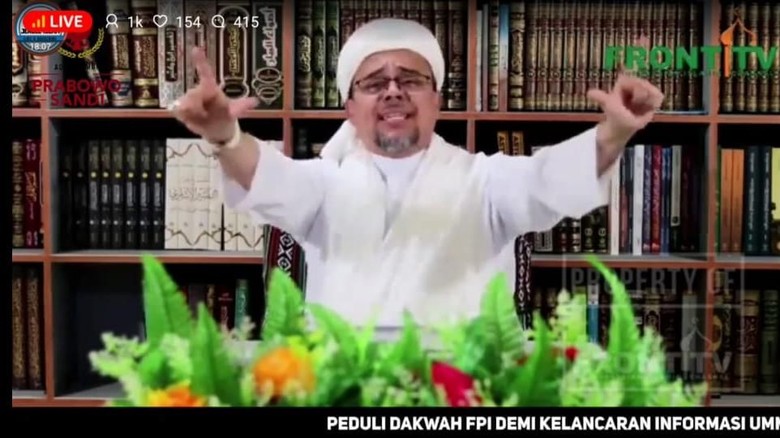 Di Kampanye Prabowo, Habib Rizieq: Sampai Jumpa Lagi di Indonesia!