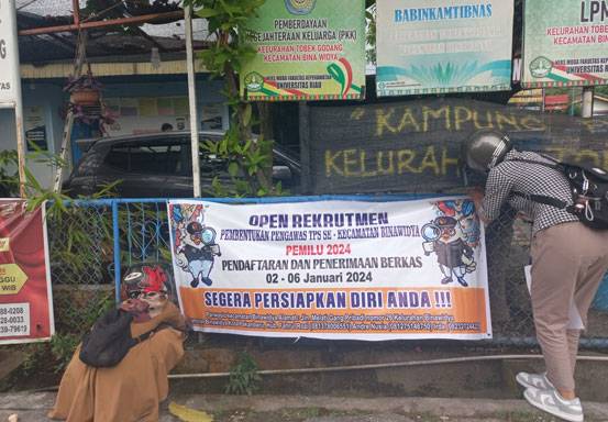 Panwaslu Kecamatan Binawidya Buka Pendaftaran Pengawas TPS, Usia Minimal 21 Tahun
