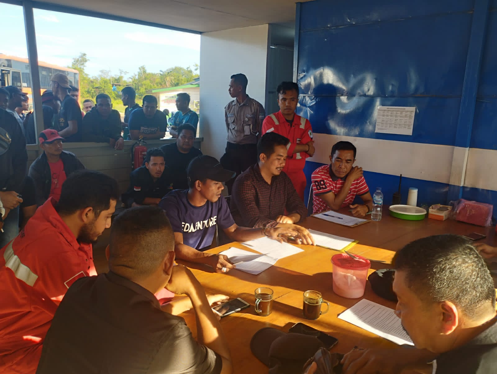 Pemuda Tanjung dan Tanjung Darul Takzim Mendatangi Wilayah Operasional Perusahaan