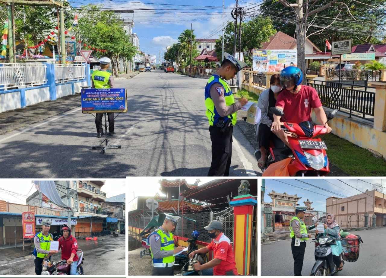 Enam Hari Ops Keselamatan LK 2023, Satlantas Polres Meranti Keluarkan 252 Teguran Tertulis