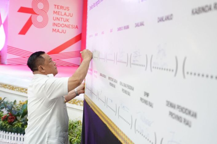 Pakta Integritas Ciptakan PPBD Transparan, Pj Gubri: Ada Kecurangan Lapor