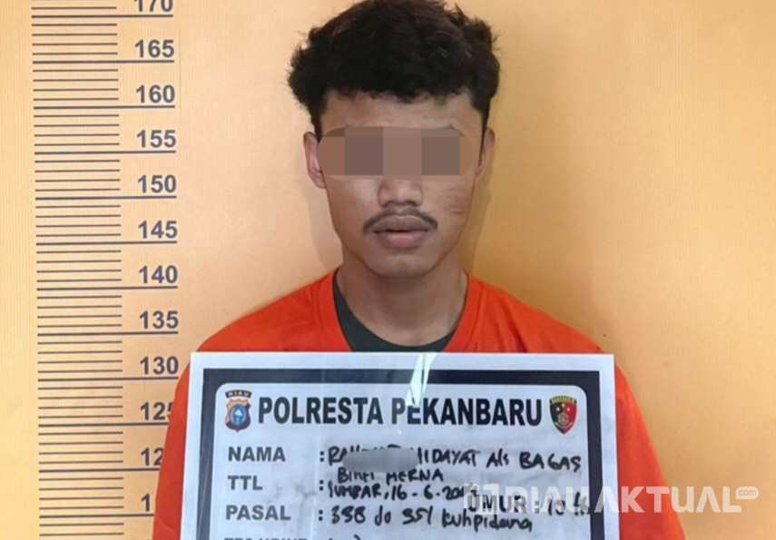 Satreskrim Polresta Pekanbaru Tangkap Pelaku Pembunuhan di Jalan Arifin Achmad