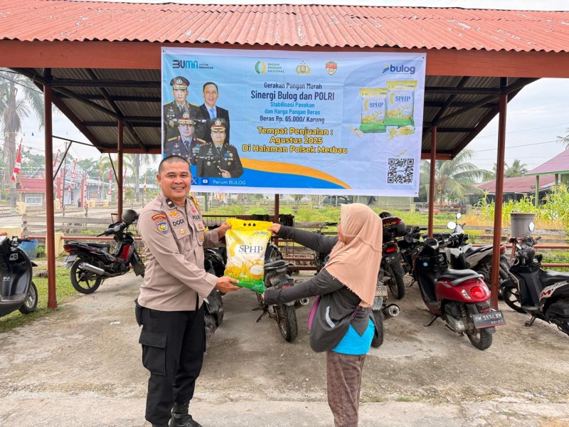 Program GPM di Polsek Merbau Berjalan Lancar, Kapolsek Jimmy Apresiasi Semua Pihak