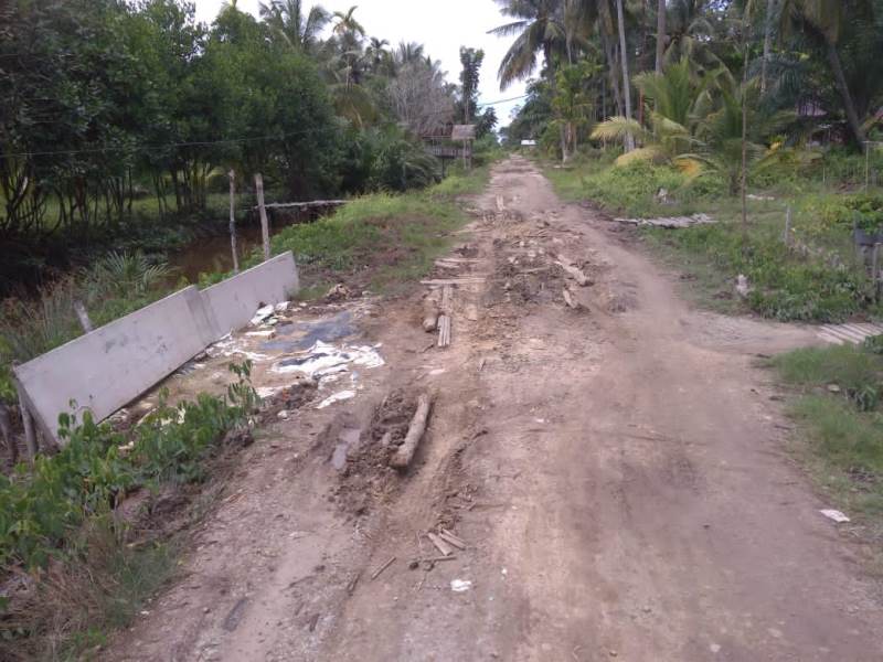 Ruas-ruas Jalan di Desa Deluk Masih Butuh Perhatian Pemerintah Daerah