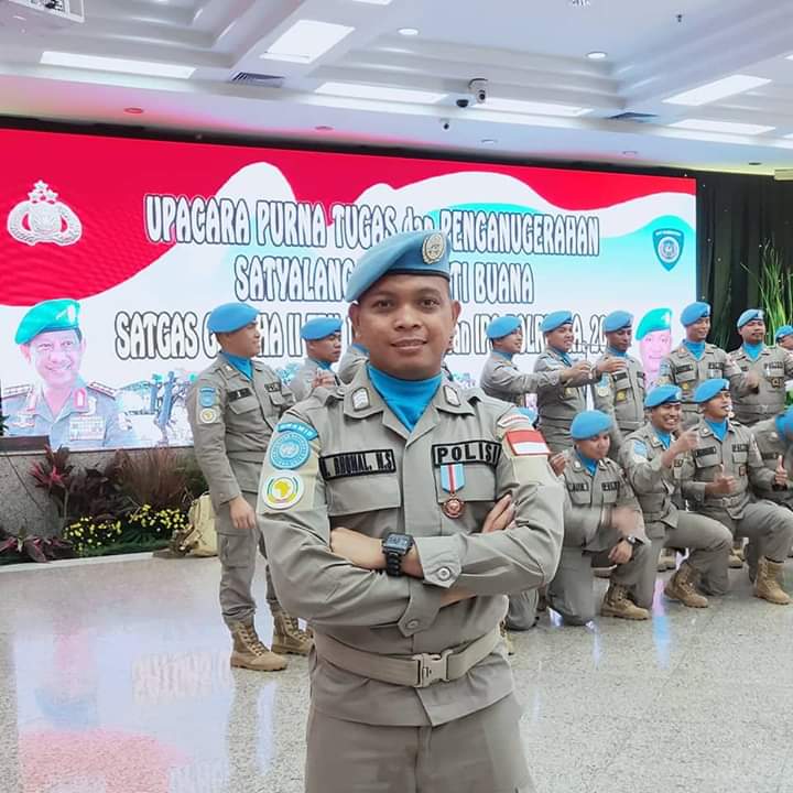 Sosok Brigadir H Rhonal Nugroho Personel Polda Riau yang Ikut Misi Perdamaian Dunia