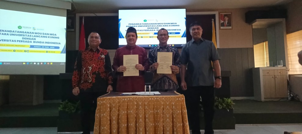 Unilak Jalin Kerjasama Dengan Universitas Persada Bunda Indonesia