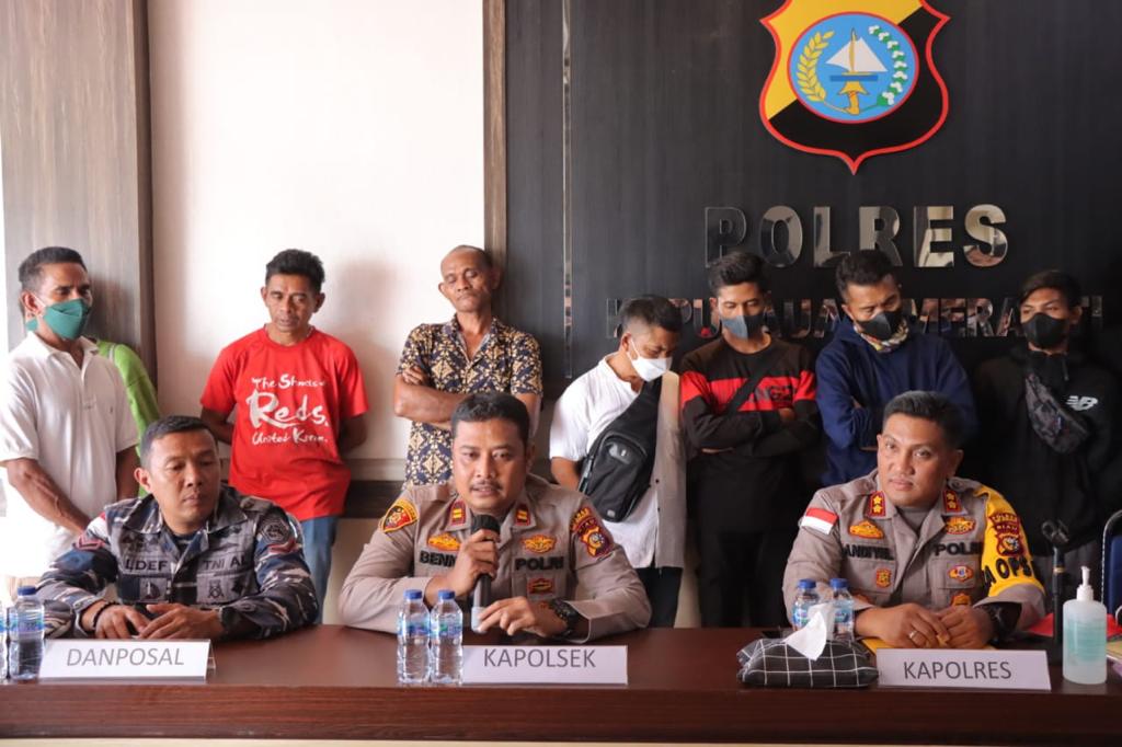 Polres Meranti Gelar Konferensi Pers Dugaan Tindak Pidana Perlindungan Pekerja Migran Indonesia