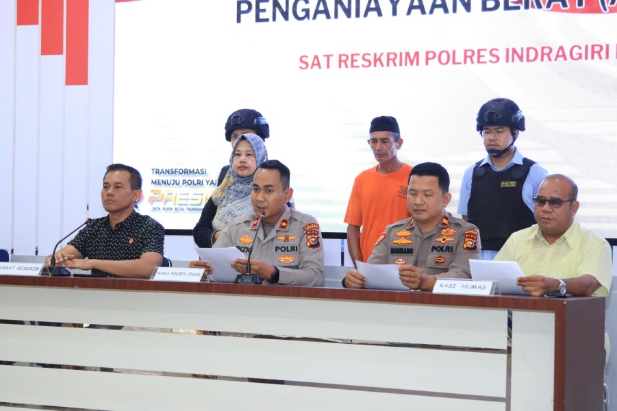 Dendam Lama, Mantan Kades di Inhil Ini Bacok Mantan Sekdes